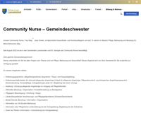 Community Nurse / Gemeindeschwester - Marktgemeinde Lavamnd